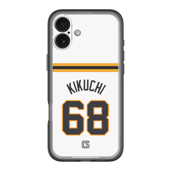 スリムプロテクションプレミアムケース［ 読売ジャイアンツ - #68 KIKUCHI - ホーム ］