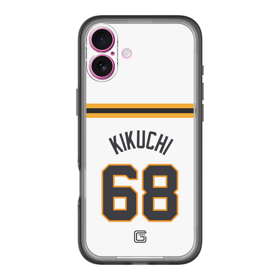 スリムプロテクションプレミアムケース［ 読売ジャイアンツ - #68 KIKUCHI - ホーム ］