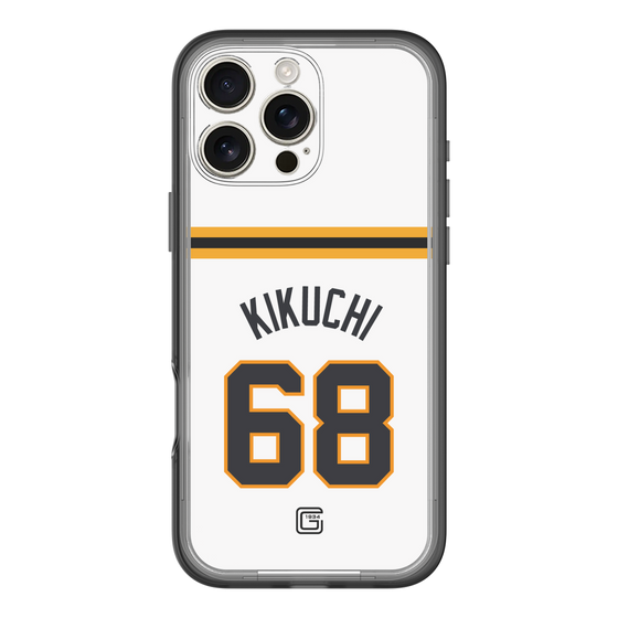 スリムプロテクションプレミアムケース［ 読売ジャイアンツ - #68 KIKUCHI - ホーム ］