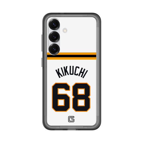 スリムプロテクションプレミアムケース［ 読売ジャイアンツ - #68 KIKUCHI - ホーム ］