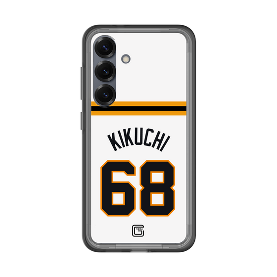 スリムプロテクションプレミアムケース［ 読売ジャイアンツ - #68 KIKUCHI - ホーム ］