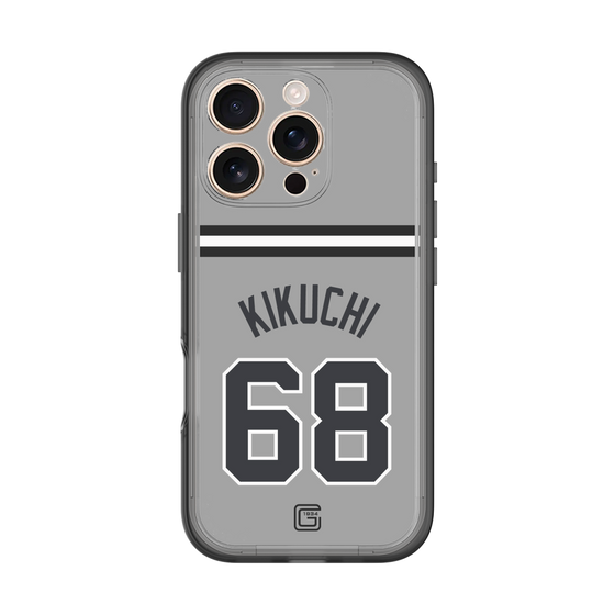 スリムプロテクションプレミアムケース［ 読売ジャイアンツ - #68 KIKUCHI - ビジター ］