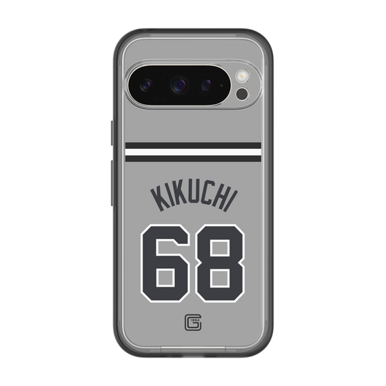 スリムプロテクションプレミアムケース［ 読売ジャイアンツ - #68 KIKUCHI - ビジター ］