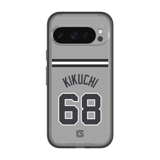スリムプロテクションプレミアムケース［ 読売ジャイアンツ - #68 KIKUCHI - ビジター ］
