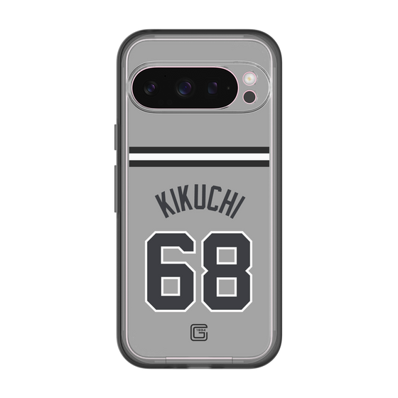 スリムプロテクションプレミアムケース［ 読売ジャイアンツ - #68 KIKUCHI - ビジター ］