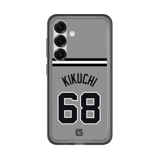 スリムプロテクションプレミアムケース［ 読売ジャイアンツ - #68 KIKUCHI - ビジター ］