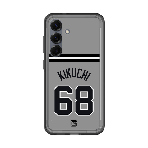 スリムプロテクションプレミアムケース［ 読売ジャイアンツ - #68 KIKUCHI - ビジター ］