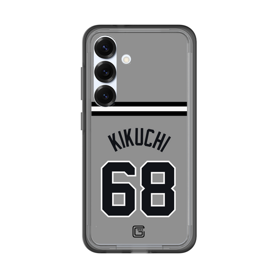 スリムプロテクションプレミアムケース［ 読売ジャイアンツ - #68 KIKUCHI - ビジター ］
