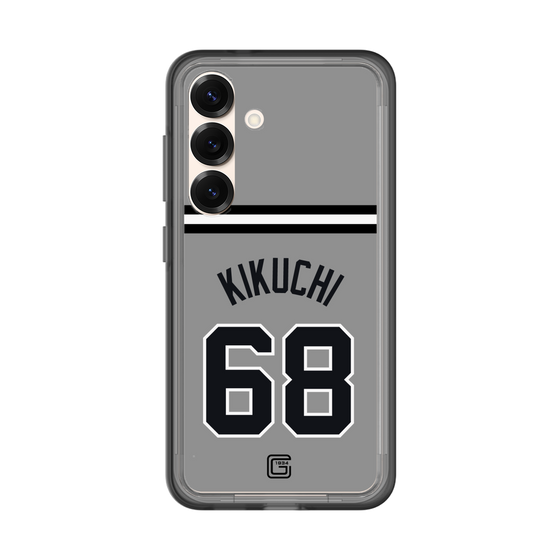 スリムプロテクションプレミアムケース［ 読売ジャイアンツ - #68 KIKUCHI - ビジター ］