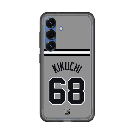 スリムプロテクションプレミアムケース［ 読売ジャイアンツ - #68 KIKUCHI - ビジター ］
