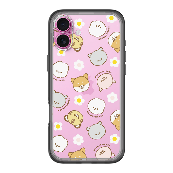 スリムプロテクションプレミアムケース［ mofmofriends - フラワー ］