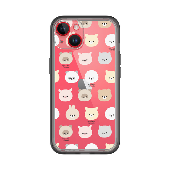 スリムプロテクションプレミアムケース［ mofmofriends - フェイス ］