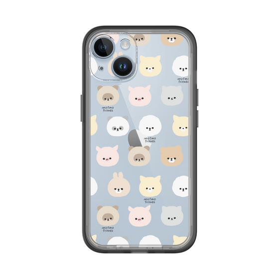 スリムプロテクションプレミアムケース［ mofmofriends - フェイス ］