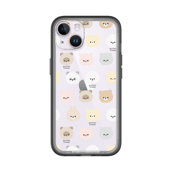 スリムプロテクションプレミアムケース［ mofmofriends - フェイス ］