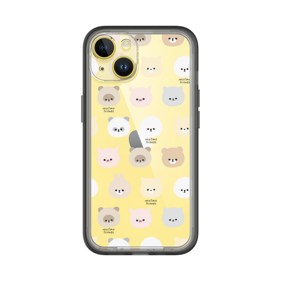 スリムプロテクションプレミアムケース［ mofmofriends - フェイス ］