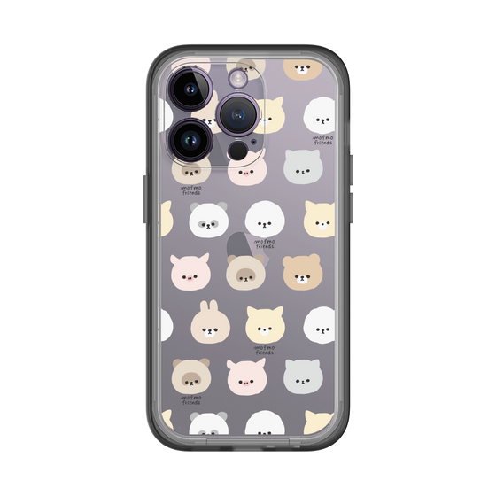 スリムプロテクションプレミアムケース［ mofmofriends - フェイス ］