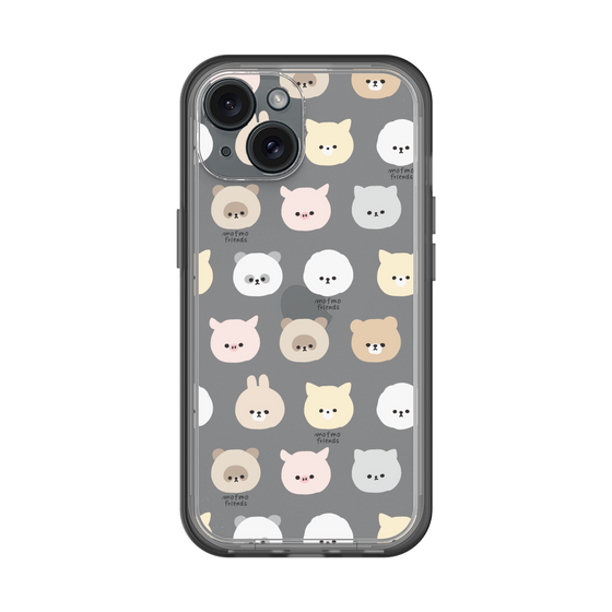 スリムプロテクションプレミアムケース［ mofmofriends - フェイス ］
