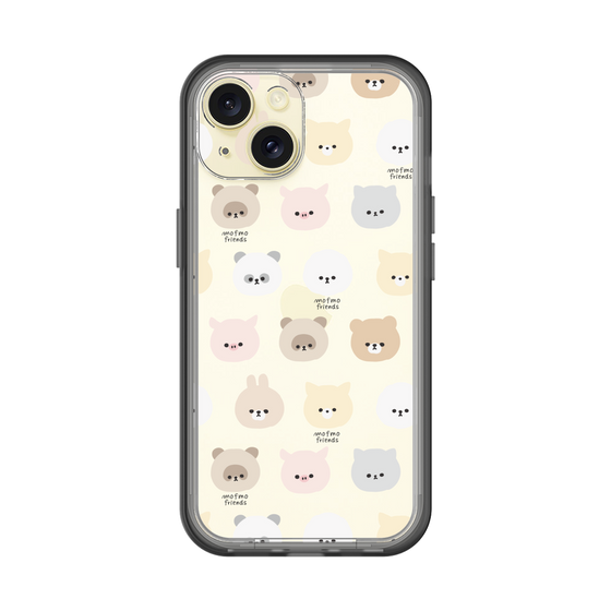 スリムプロテクションプレミアムケース［ mofmofriends - フェイス ］