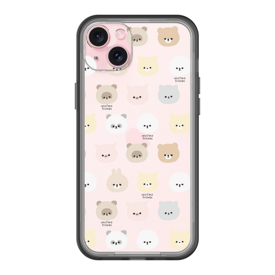 スリムプロテクションプレミアムケース［ mofmofriends - フェイス ］
