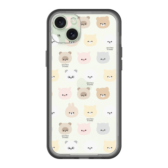 スリムプロテクションプレミアムケース［ mofmofriends - フェイス ］