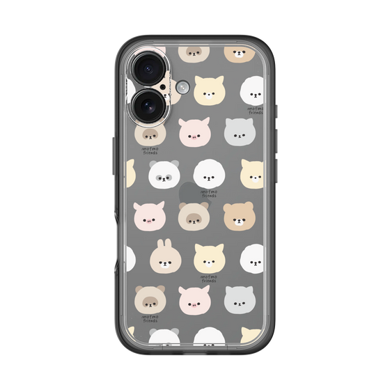 スリムプロテクションプレミアムケース［ mofmofriends - フェイス ］