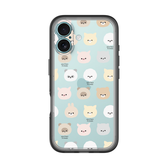 スリムプロテクションプレミアムケース［ mofmofriends - フェイス ］