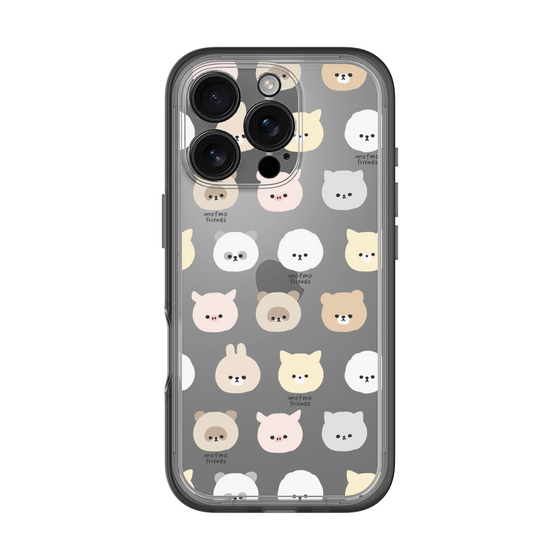 スリムプロテクションプレミアムケース［ mofmofriends - フェイス ］