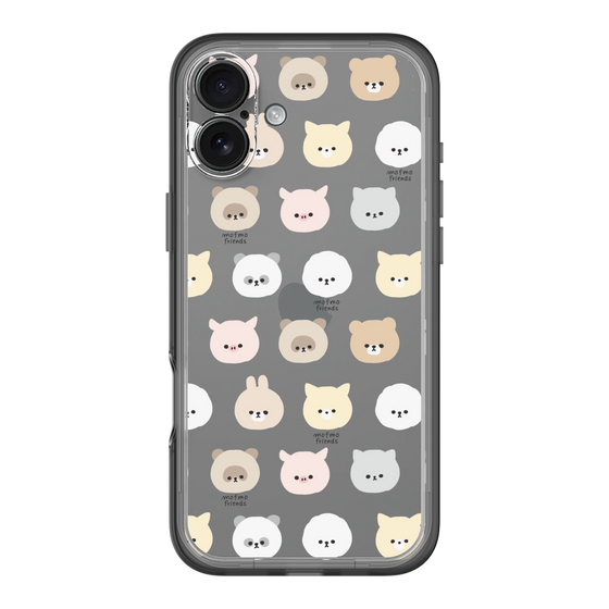 スリムプロテクションプレミアムケース［ mofmofriends - フェイス ］