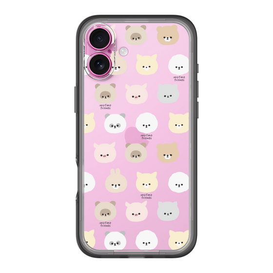 スリムプロテクションプレミアムケース［ mofmofriends - フェイス ］