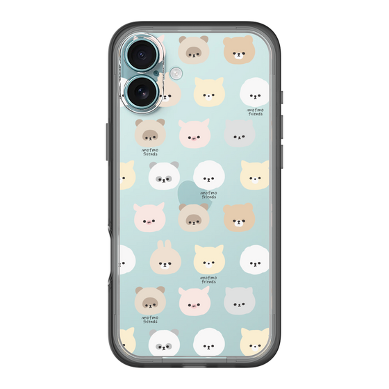 スリムプロテクションプレミアムケース［ mofmofriends - フェイス ］