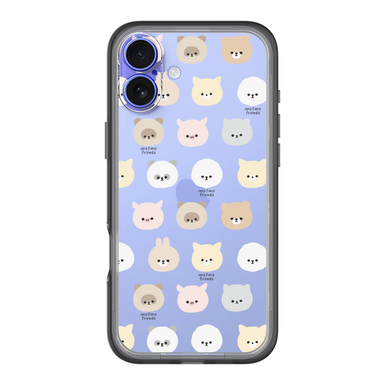 スリムプロテクションプレミアムケース［ mofmofriends - フェイス ］