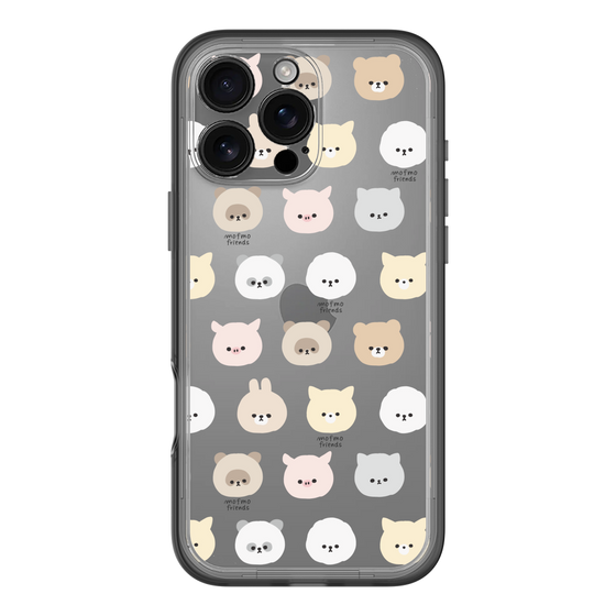 スリムプロテクションプレミアムケース［ mofmofriends - フェイス ］