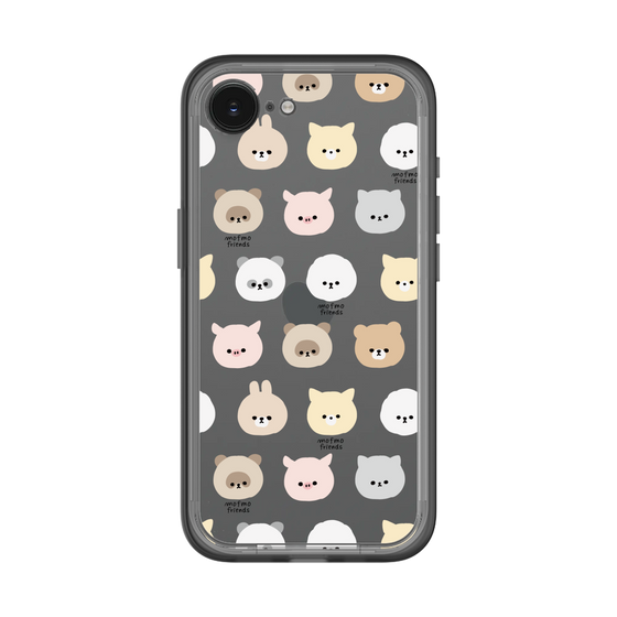 スリムプロテクションプレミアムケース［ mofmofriends - フェイス ］