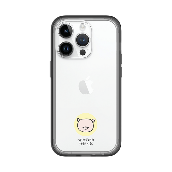 スリムプロテクションプレミアムケース［ mofmofriends - アイコン - マイクロブタ ］