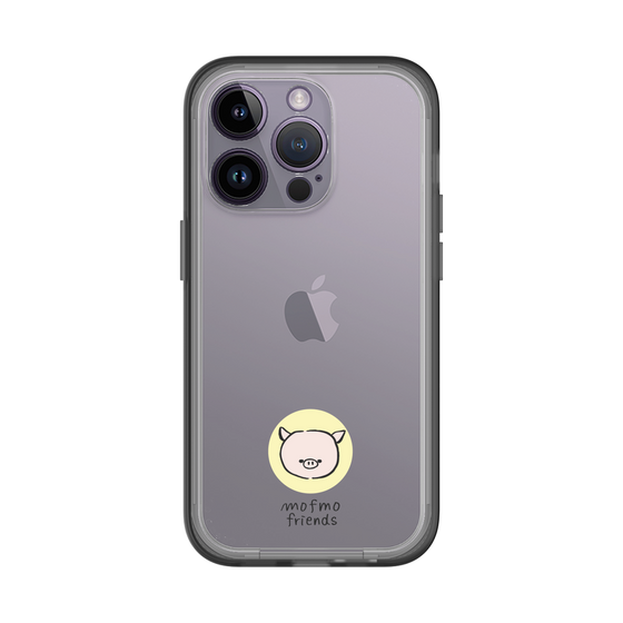 スリムプロテクションプレミアムケース［ mofmofriends - アイコン - マイクロブタ ］
