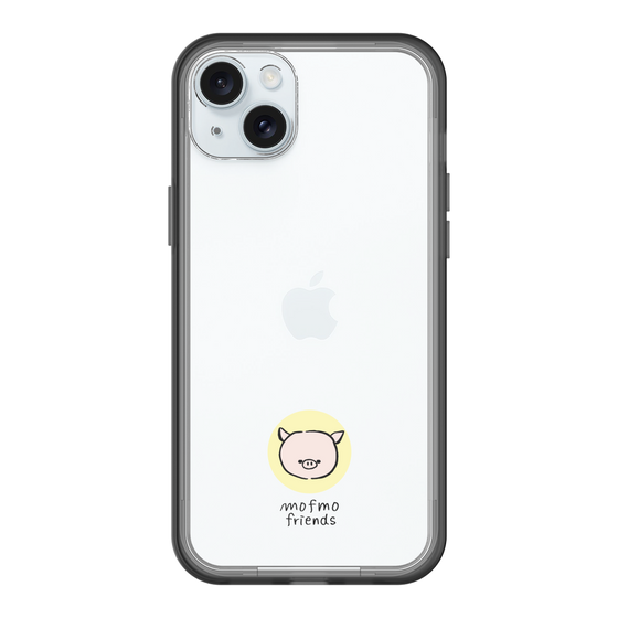 スリムプロテクションプレミアムケース［ mofmofriends - アイコン - マイクロブタ ］