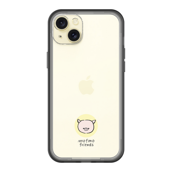 スリムプロテクションプレミアムケース［ mofmofriends - アイコン - マイクロブタ ］