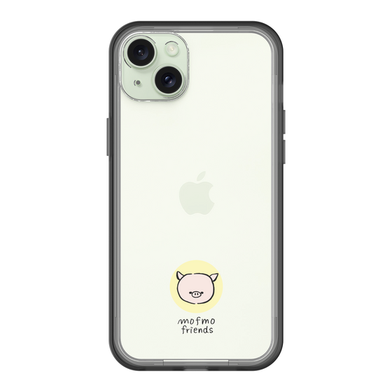 スリムプロテクションプレミアムケース［ mofmofriends - アイコン - マイクロブタ ］
