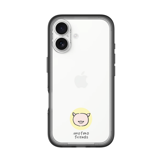 スリムプロテクションプレミアムケース［ mofmofriends - アイコン - マイクロブタ ］