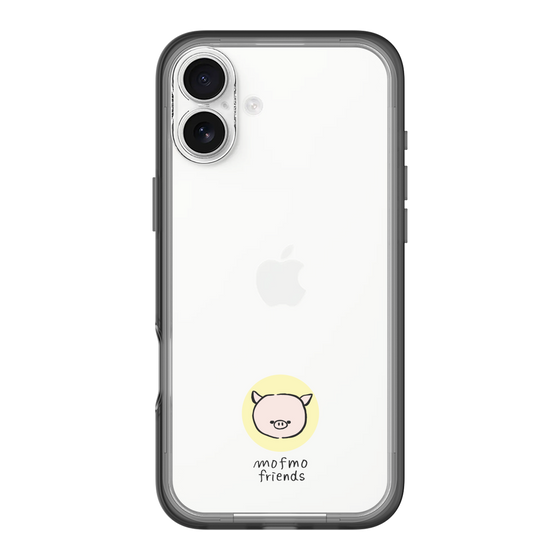 スリムプロテクションプレミアムケース［ mofmofriends - アイコン - マイクロブタ ］