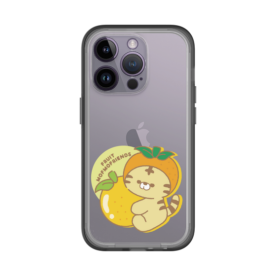 スリムプロテクションプレミアムケース［ mofmofriends - オレンジ ］
