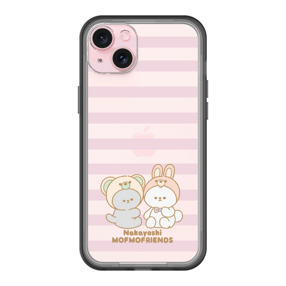スリムプロテクションプレミアムケース［ mofmofriends - ストライプ ］