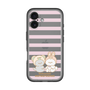 スリムプロテクションプレミアムケース［ mofmofriends - ストライプ ］