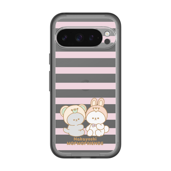 スリムプロテクションプレミアムケース［ mofmofriends - ストライプ ］