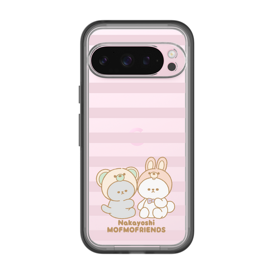 スリムプロテクションプレミアムケース［ mofmofriends - ストライプ ］