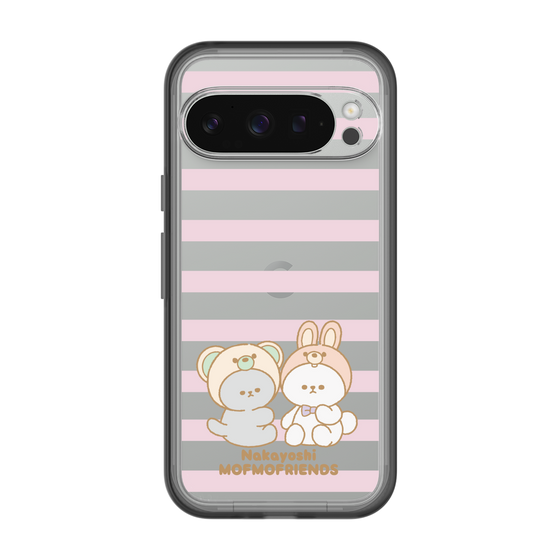 スリムプロテクションプレミアムケース［ mofmofriends - ストライプ ］