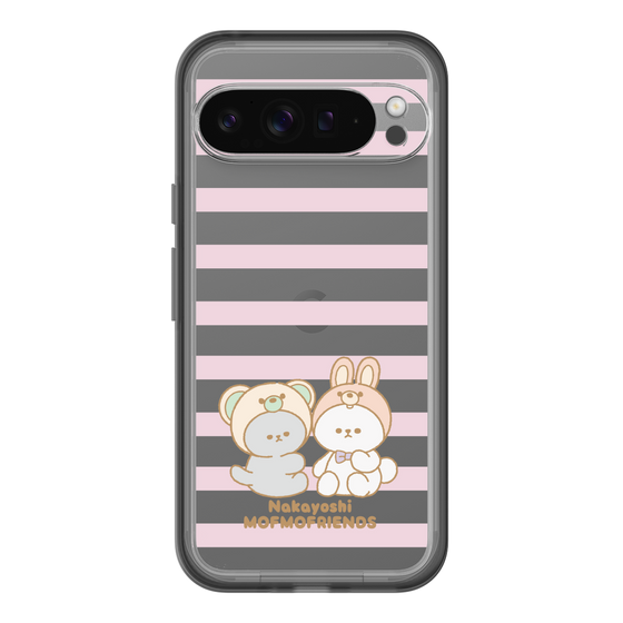 スリムプロテクションプレミアムケース［ mofmofriends - ストライプ ］