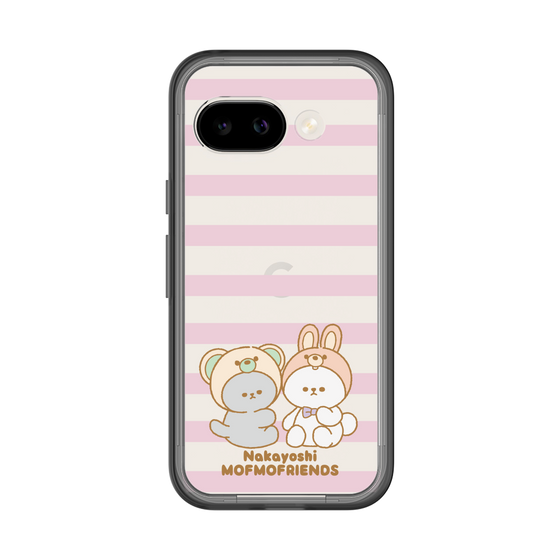 スリムプロテクションプレミアムケース［ mofmofriends - ストライプ ］