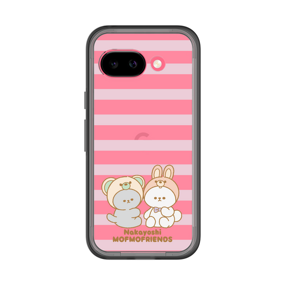 スリムプロテクションプレミアムケース［ mofmofriends - ストライプ ］