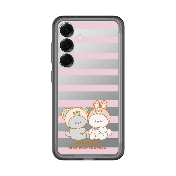 スリムプロテクションプレミアムケース［ mofmofriends - ストライプ ］
